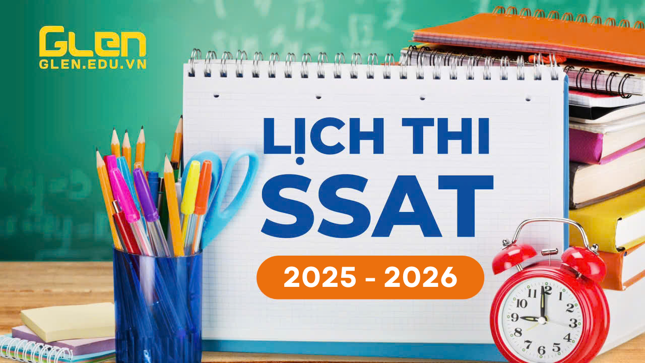 LỊCH THI SSAT 2025 -2026